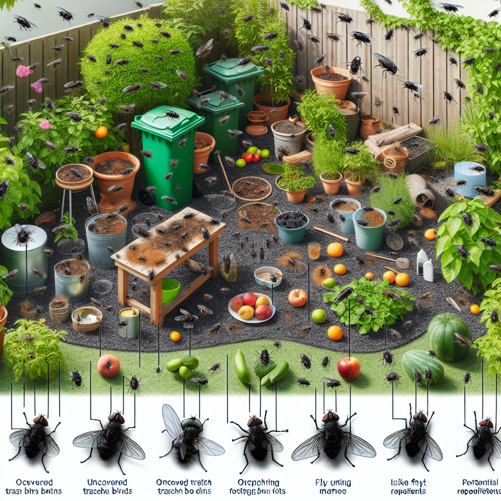 Perché ci sono tante mosche nel mio giardino? Scopri come!