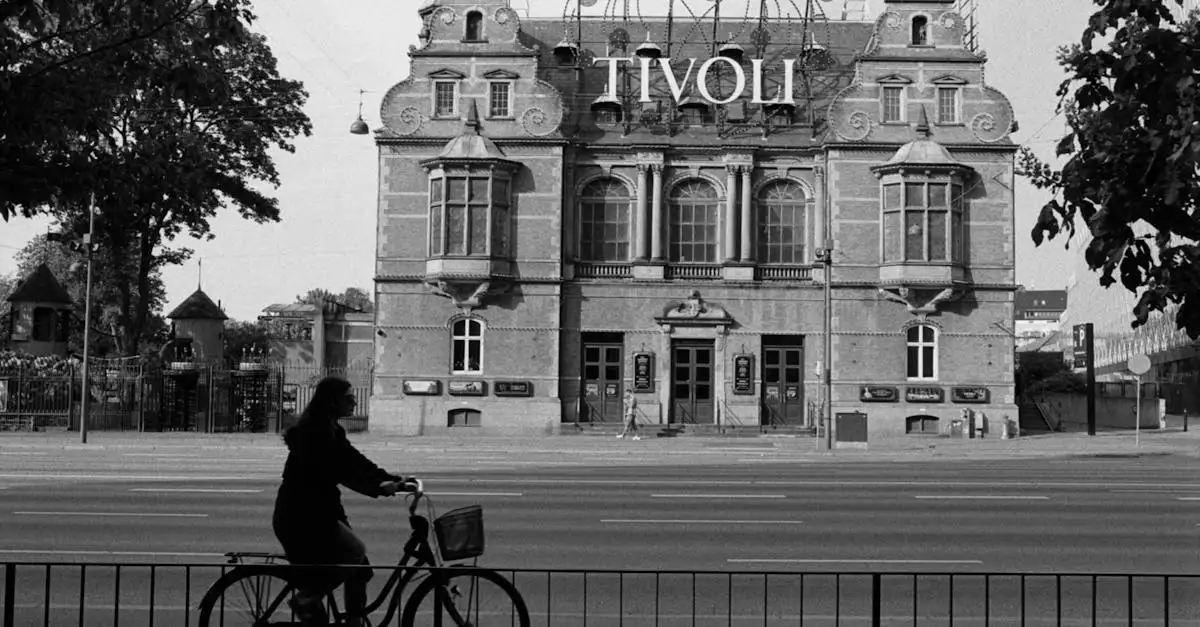 Qual è la città danese con i giardini Tivoli?
