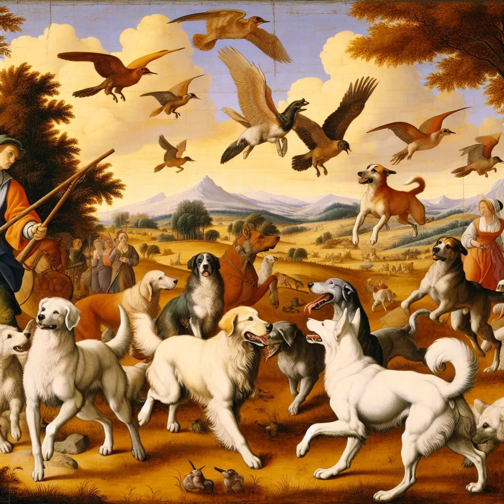 Come venivano rappresentati i cani nell'arte antica?
