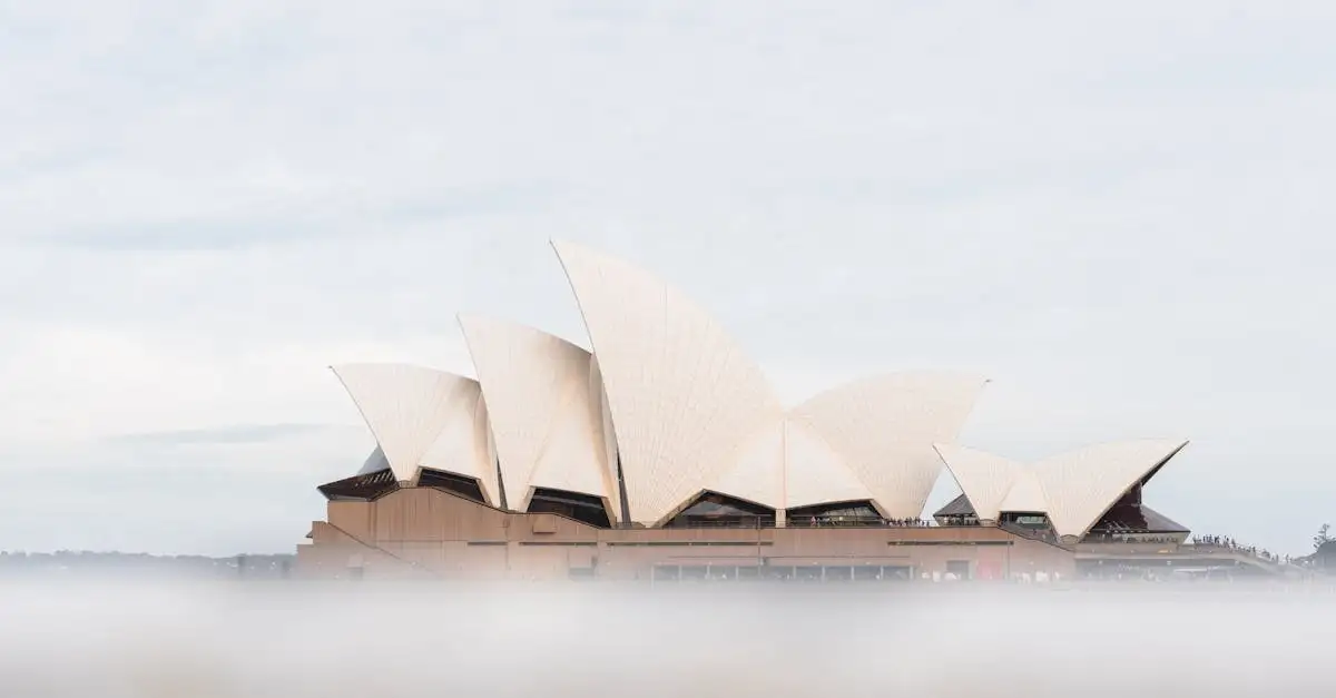 Qual è la città con l'iconico Sydney Opera House?