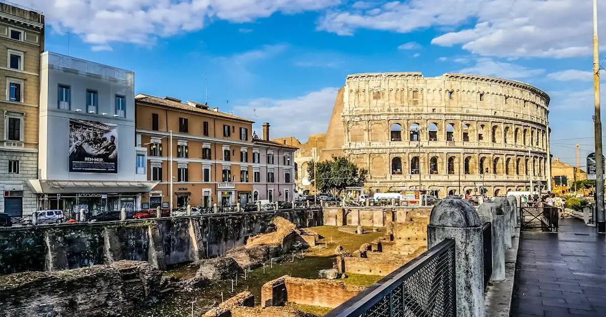 Qual è la città famosa per il Colosseo?