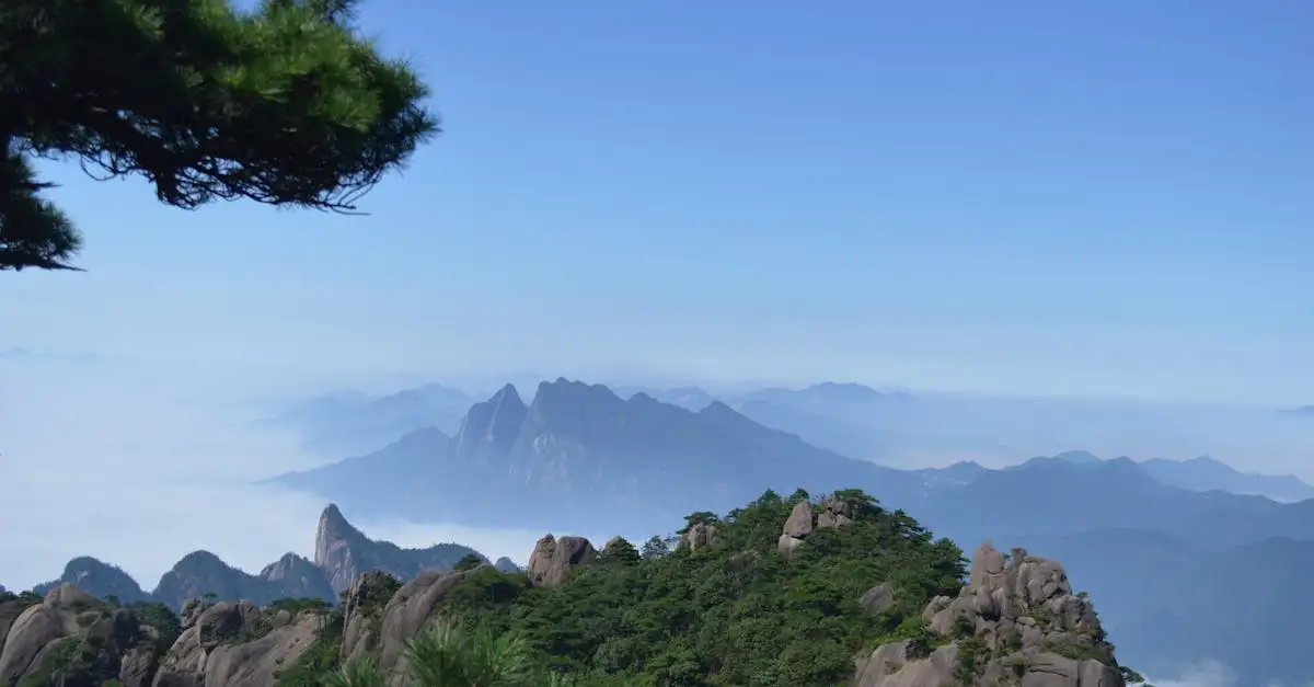 Dove fare trekking nelle montagne di Huangshan, Cina?