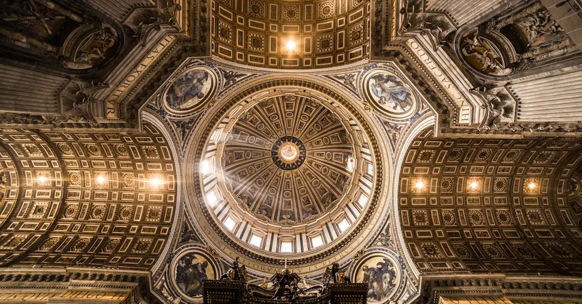 Dove si trova la cupola della basilica di Michelangelo?