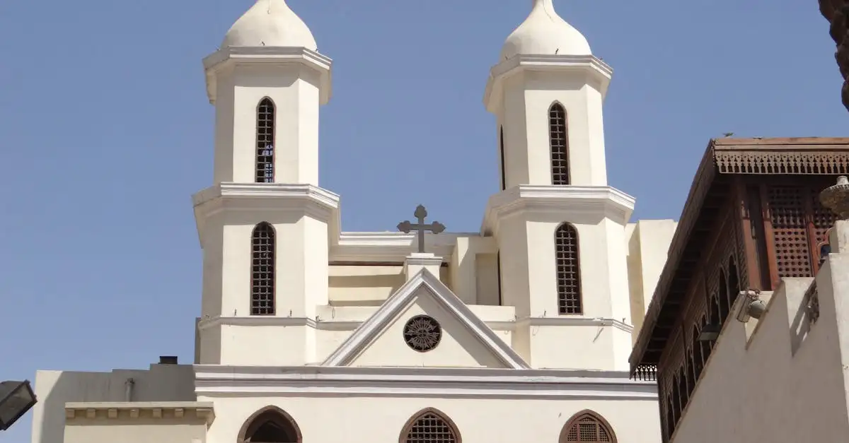 Qual è la città centrale della chiesa copta in Egitto?