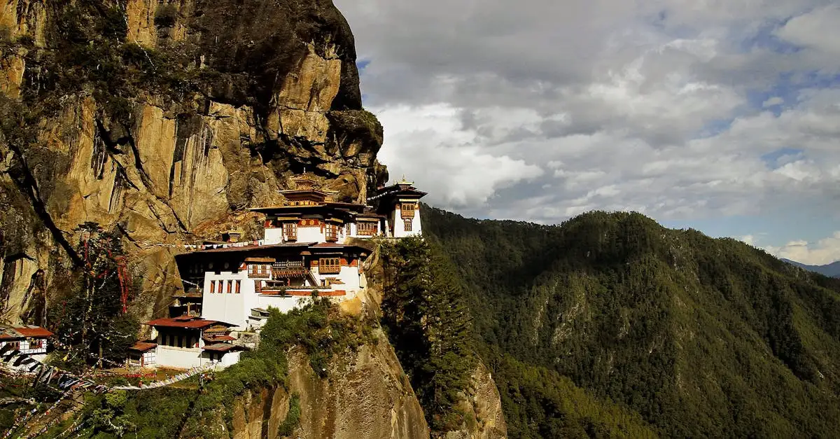Qual è la città del Bhutan con il famoso Paro Taktsang?