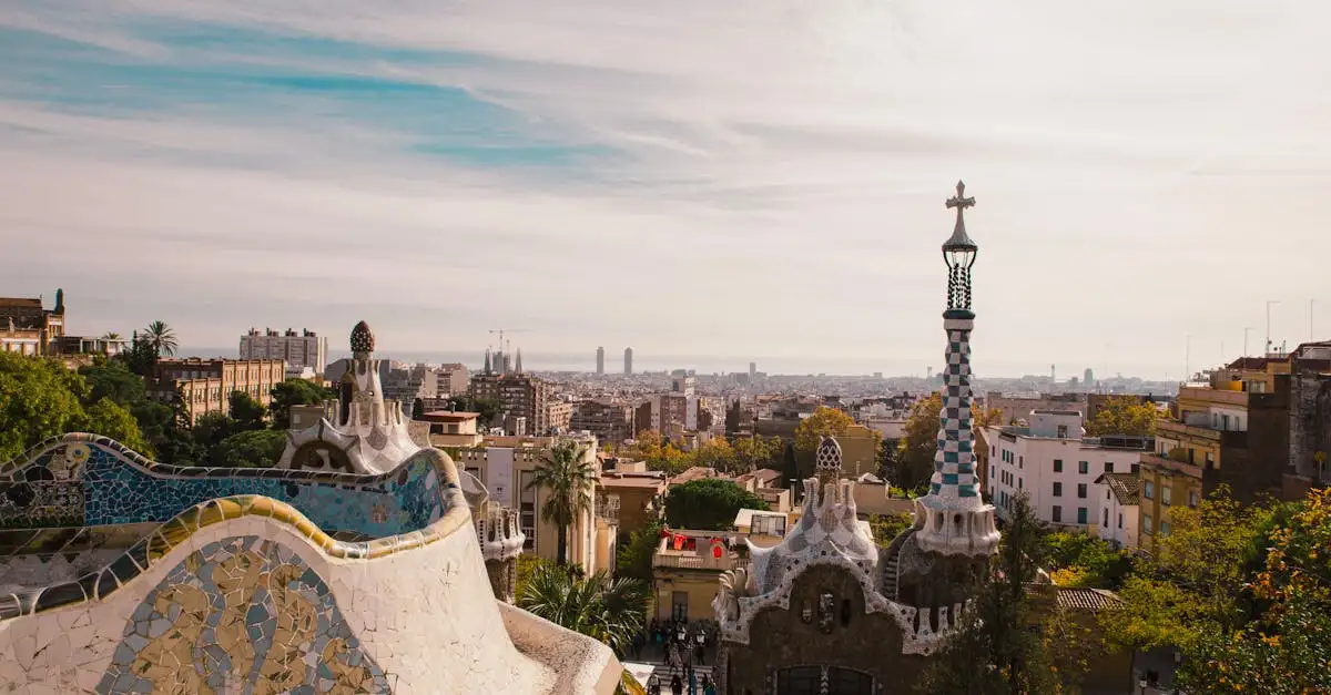 Qual è la città di Park Güell e La Rambla?