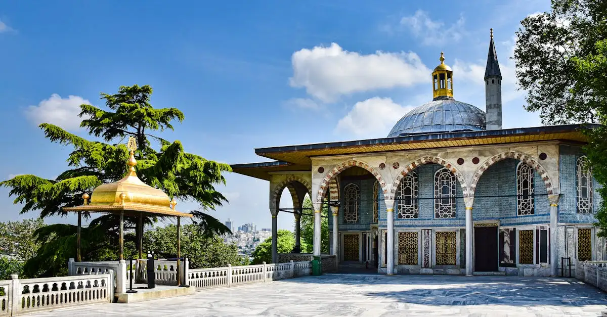 Qual è la posizione del Palazzo Topkapi a Istanbul?