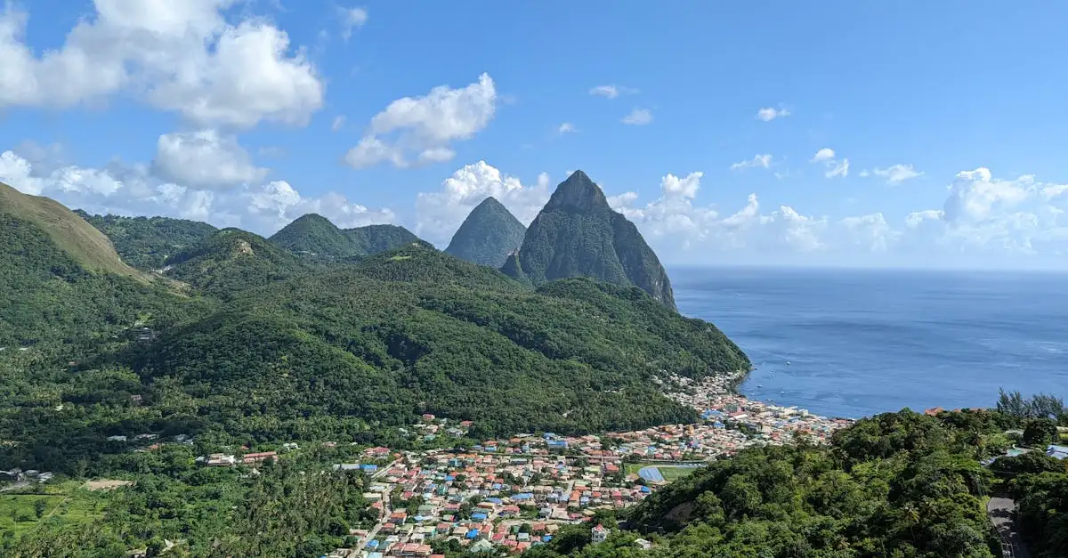 Quali sono le 3 principali attrazioni di Saint Lucia?