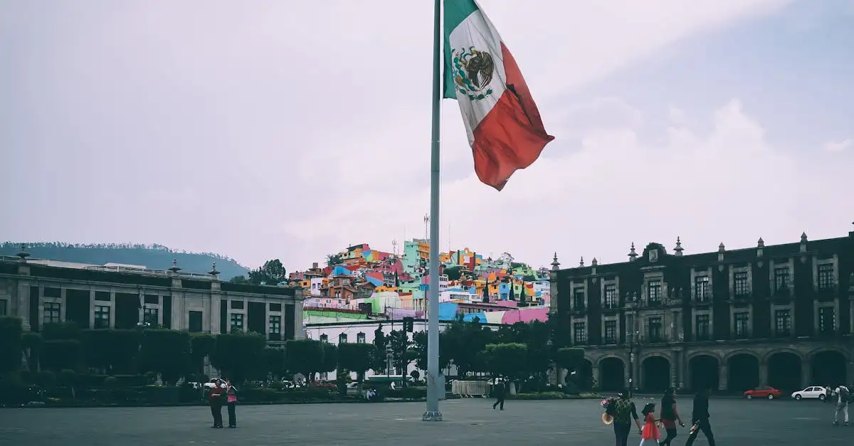 Cosa rappresenta Tenochtitlán sulla bandiera messicana?