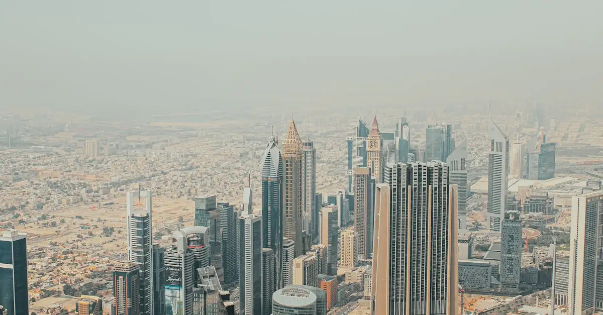 Dove si trova l'Emirates Office Tower a Dubai?