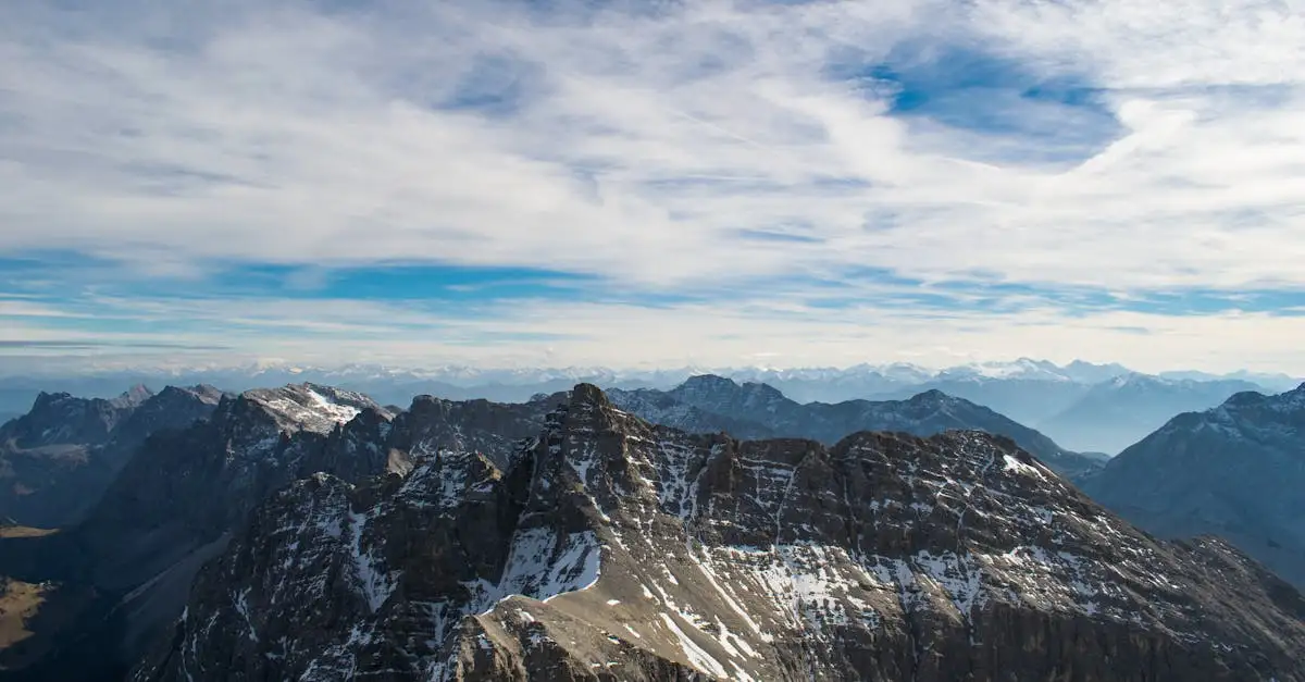 Qual è la catena montuosa della Zugspitze in Germania?