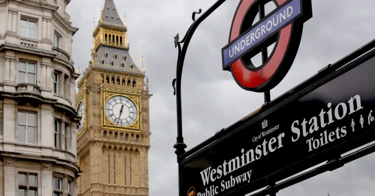 Dove si trova il Palazzo di Westminster a Londra?