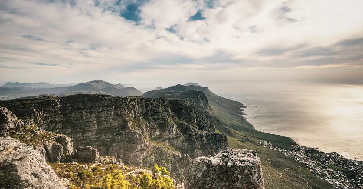 Qual è la città sudafricana con la vista migliore da Table Mountain?